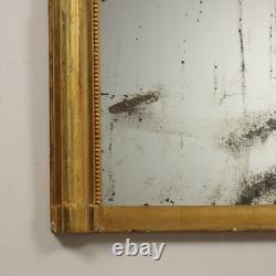 Miroir Napoléon III Ancien Sapin Doré France XIXe Siècle Original