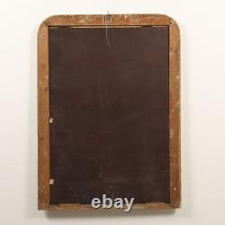 Miroir Napoléon III Ancien Sapin Doré France XIXe Siècle Original