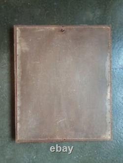 Miroir Napoléon III en bois et stucs dorés Fin du XIXe siècle 59 x 49 cm