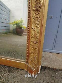 Miroir ancien doré époque Napoléon III XIX eme s