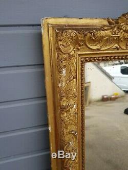 Miroir ancien doré époque Napoléon III XIX eme s