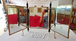 Miroir de barbier XIX Napoleon III hypster antic