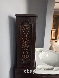 Mobile Lavabo Italie XIX Siècle Céramique Ginori Toscane Napoléon III