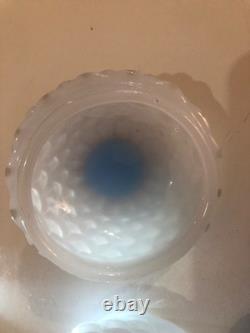 OPALINE BACCARAT sucrier XIX ananas ou saint louis charles X or Napoleon III