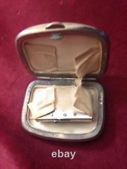 Objets de vitrine XIXe 2 porte-monnaies nacre boîte Napoléon III purse box 19th