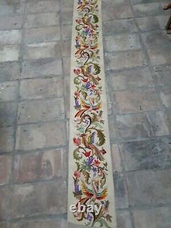 Old tapestry arrazzo tapisserie ancienne Aubusson griffons Napoléon 3 XIXe