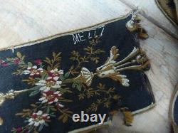Old textile ancien passementerie galon Napoléon 3 Alsace tissu ancien XIXe