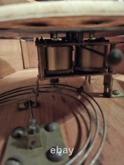 PENDULE HORLOGE OEIL DE BOEUF CADRAN EMAILLE LATOUR XIXe NAPOLÉON III