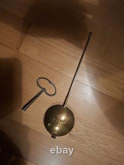 PENDULE HORLOGE OEIL DE BOEUF CADRAN EMAILLE LATOUR XIXe NAPOLÉON III