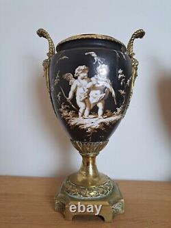 Paire De Vase, Porcelaine Et Bronze, Style Louis XVI, Napoléon III, XIX°