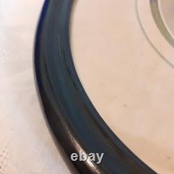 Paire de Cadres ovales noirs anciens napoléon III XIX° Antique black oval frames