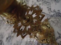Paire de Chandeliers Bougeoirs XIXè Dragon ailé Griffon Hippogriffe Napoléon III