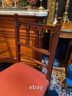 Paire de chaises en palissandre XIXe Napoléon III