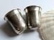 Paire De Gobelets Argent Russe 84 Gravés Xixe Siècle Russia Silver Niello Cups