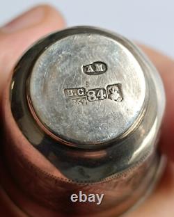 Paire de gobelets argent russe 84 gravés XIXe siècle Russia silver niello cups