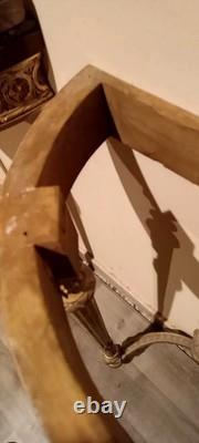 Paire de petites consoles en bois doré de style Louis XVI, fin du XIXe siècle, N