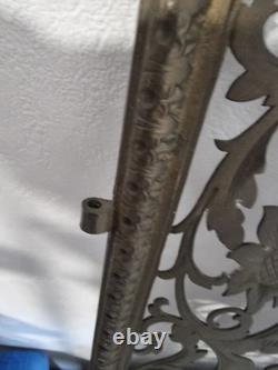 Paire de portes de facade XIX laiton ajouré style néo renaissance Napoléon III