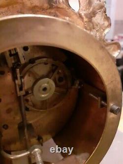 Pendule Dore Regule Bronze Albâtre XIX ème Clock Pendulum Louis XVI Napoléon III