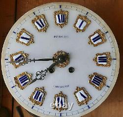 Pendule Horloge Oeil de Boeuf XIXe Peyraudel Carcassonne Marquetée Napoleon III