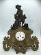 Pendule Bronze Doré Pirate Navigateur époque Xixe Napoleon Iii Old Clock