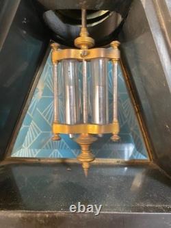 Pendule de Notaire Marbre Noir Balancier Mercure Napoléon III XIXe Siècle