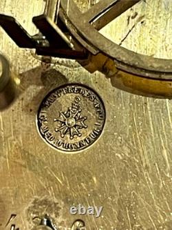 Pendule de cheminée Napoléon III Euterpe Japy Frères régule patiné XIXe
