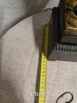 Pendule portique Napoléon III colonnes torsadées mouvement Japy Frères XIXe