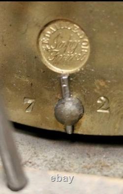 Pendule portique Napoléon III colonnes torsadées mouvement Japy Frères XIXe