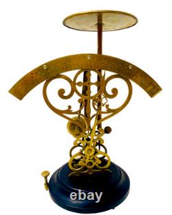 Pese lettres Napoléon III en laiton et bois noir XIX siècle