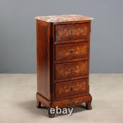 Petit Meuble Ancien Napoléon III Bois de Violette XIXe Siècle Original