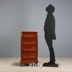 Petit Meuble Ancien Napoléon III Bois de Violette XIXe Siècle Original