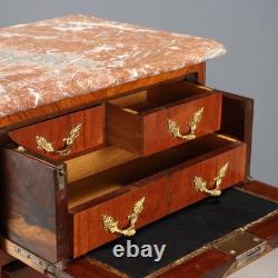 Petit Meuble Ancien Napoléon III Bois de Violette XIXe Siècle Original