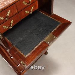 Petit Meuble Ancien Napoléon III Bois de Violette XIXe Siècle Original