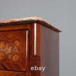 Petit Meuble Ancien Napoléon III Bois de Violette XIXe Siècle Original