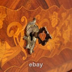 Petit Meuble Ancien Napoléon III Bois de Violette XIXe Siècle Original
