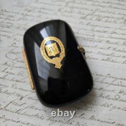 Petit Porte Monnaie Ecaille XIXè Monogramme EB Victorian French Purse 19thC