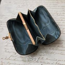 Petit Porte Monnaie Ecaille XIXè Monogramme EB Victorian French Purse 19thC