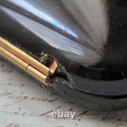 Petit Porte Monnaie Ecaille XIXè Monogramme EB Victorian French Purse 19thC