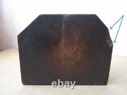 Petite console d'applique XIXe en bois finement sculpté décor d'un ange angelot
