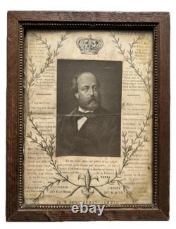 Photographie Souvenir Royaliste Henri V Comte de Chambord Légitimiste XIX ème