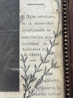 Photographie Souvenir Royaliste Henri V Comte de Chambord Légitimiste XIX ème