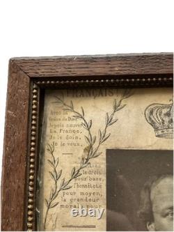 Photographie Souvenir Royaliste Henri V Comte de Chambord Légitimiste XIX ème