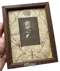 Photographie Souvenir Royaliste Henri V Comte de Chambord Légitimiste XIX ème