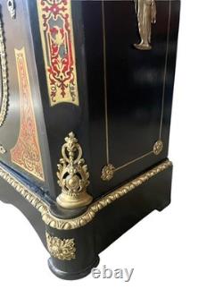 Placard Boulle original Napoléon III France, XIXe siècle plateau en marbre