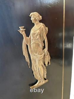 Placard Boulle original Napoléon III France, XIXe siècle plateau en marbre