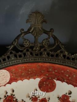 Plat en bronze et coupe Japon XIXe Napoléon III Imari L6720
