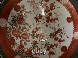 Plat en bronze et coupe Japon XIXe Napoléon III Imari L6720