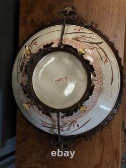 Plat en bronze et coupe Japon XIXe Napoléon III Imari L6720