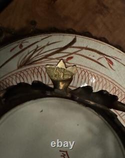 Plat en bronze et coupe Japon XIXe Napoléon III Imari L6720
