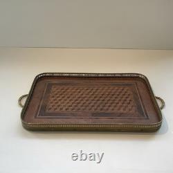 Plateau Marqueterie Bois XIXe Cube De Necker Napoleon III Ou Belle Époque Plateau Marqueterie Bois XIXe Cube De Necker Napoleon III Ou Belle Époque